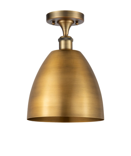 Bristol - 1 Light - 9 inch - Brushed Brass - Semi-Flush Mount (516-1C-BB-MBD-9-BB)