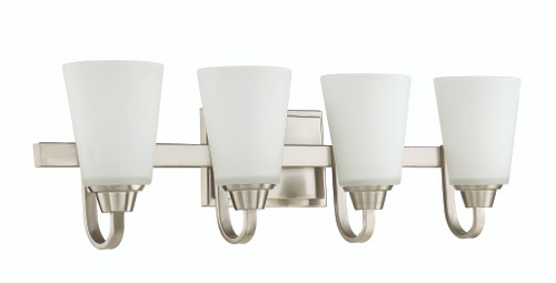 Grace 4 Light Vanity in Brushed Polished Nickel (41904-BNK)