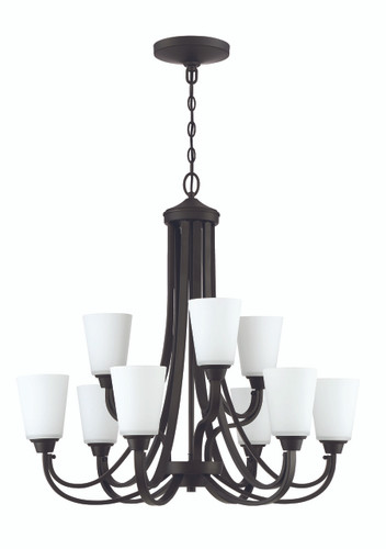 Grace 9 Light Chandelier In Espresso (41929-ESP)