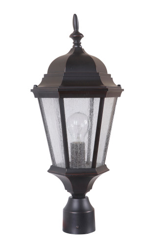 Chadwick 1 Light Outdoor Post Mount in Oiled Bronze Gilded (Z2915-OBG)