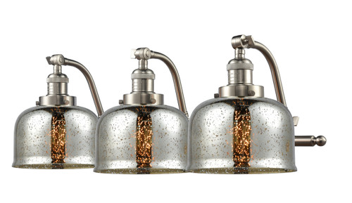 Bell - 3 Light - 28 inch - Brushed Satin Nickel - Bath Vanity Light (515-3W-SN-G78-LED)