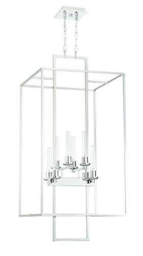 Cubic 8 Light Foyer In Chrome (41538-CH)