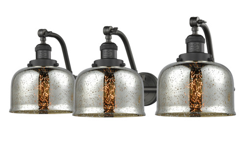 Bell - 3 Light - 28 inch - Oil Rubbed Bronze - Bath Vanity Light (515-3W-OB-G78-LED)