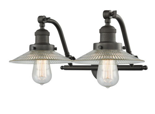 Halophane - 2 Light - 18 inch - Oil Rubbed Bronze - Bath Vanity Light (515-2W-OB-G2-LED)