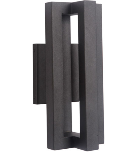 Kai 3 Light Outdoor Wall Lantern In Textured Matte Black (Z1504-TB-LED)