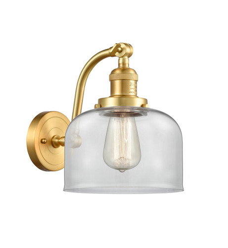 Bell - 1 Light - 8 inch - Satin Gold - Sconce (515-1W-SG-G72-LED)
