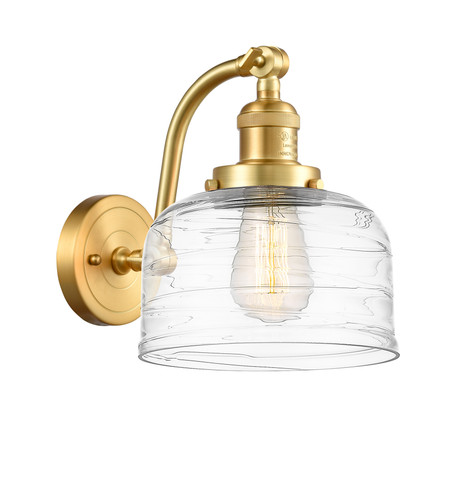 Bell - 1 Light - 8 inch - Satin Gold - Sconce (515-1W-SG-G713-LED)