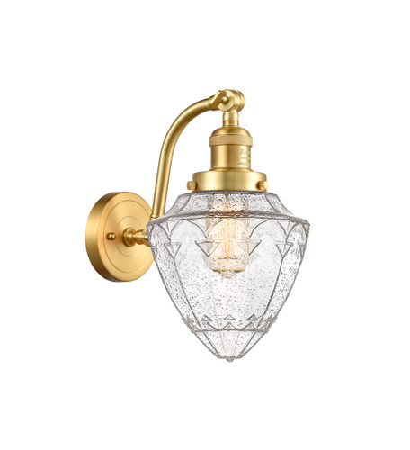 Bullet - 1 Light - 7 inch - Satin Gold - Sconce (515-1W-SG-G664-7)