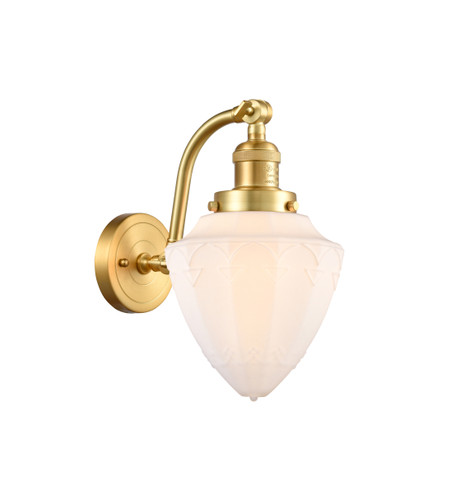 Bullet - 1 Light - 7 inch - Satin Gold - Sconce (515-1W-SG-G661-7)