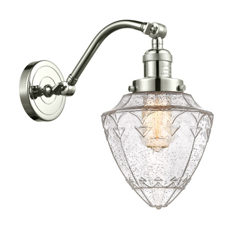 Bullet - 1 Light - 7 inch - Polished Nickel - Sconce (515-1W-PN-G664-7)