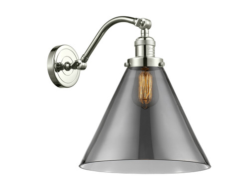 Cone - 1 Light - 12 inch - Polished Nickel - Sconce (515-1W-PN-G43-L)