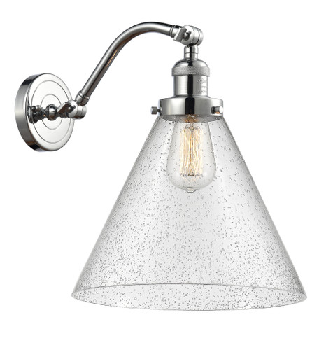 Cone - 1 Light - 12 inch - Polished Chrome - Sconce (515-1W-PC-G44-L-LED)