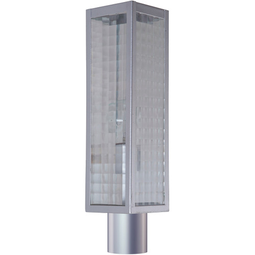 Deka 1 Light Large Outdoor Post Mount in Chromite (Z4525-CM-SC)