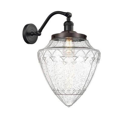 Bullet - 1 Light - 12 inch - Oil Rubbed Bronze - Sconce (515-1W-OB-G664-12-LED)