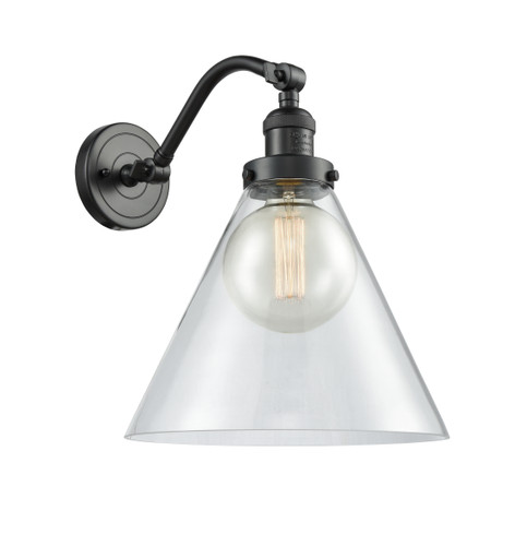 Cone - 1 Light - 12 inch - Oil Rubbed Bronze - Sconce (515-1W-OB-G42-L-LED)