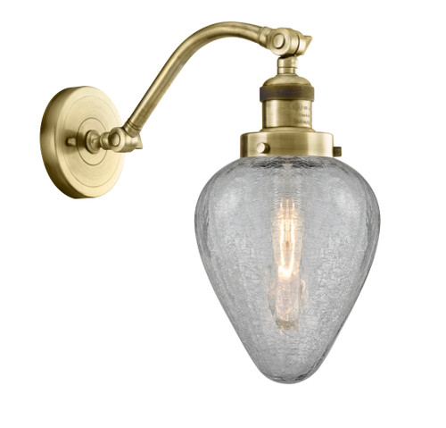 Geneseo - 1 Light - 7 inch - Antique Brass - Sconce (515-1W-AB-G165-LED)