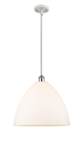 Bristol - 1 Light - 16 inch - White Polished Chrome - Pendant (516-1S-WPC-GBD-161)