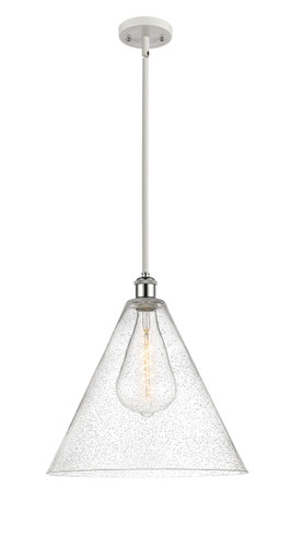 Berkshire - 1 Light - 16 inch - White Polished Chrome - Pendant (516-1S-WPC-GBC-164-LED)