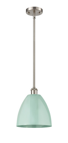 Plymouth - 1 Light - 9 inch - Brushed Satin Nickel - Pendant (516-1S-SN-MBD-9-SF)