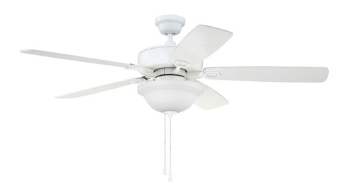 52" Twist N Click Ceiling Fan in White (TCE52W5C1)