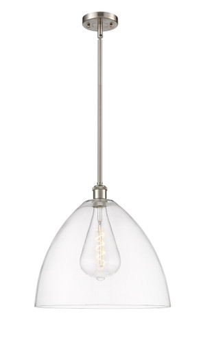Bristol - 1 Light - 16 inch - Brushed Satin Nickel - Pendant (516-1S-SN-GBD-162-LED)