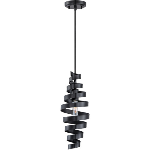 1 Light Mini Pendant (Small) W/Cord In Matte Black (P716MBK1)