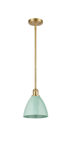 Plymouth - 1 Light - 8 inch - Satin Gold - Pendant (516-1S-SG-MBD-75-SF)