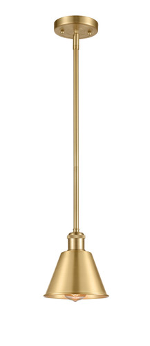 Smithfield - 1 Light - 7 inch - Satin Gold - Mini Pendant (516-1S-SG-M8-LED)