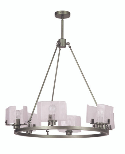 Trouvaille 6 Light Chandelier In Polished Nickel (47626-PLN)