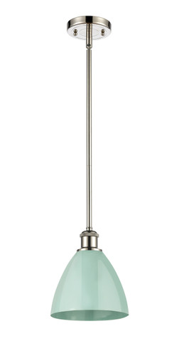 Plymouth - 1 Light - 8 inch - Polished Nickel - Pendant (516-1S-PN-MBD-75-SF-LED)