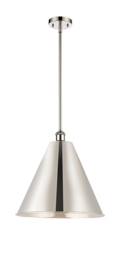 Berkshire - 1 Light - 16 inch - Polished Nickel - Pendant (516-1S-PN-MBC-16-PN-LED)
