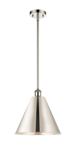 Berkshire - 1 Light - 12 inch - Polished Nickel - Pendant (516-1S-PN-MBC-12-PN)