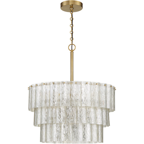 Museo 9 Light Pendant in Satin Brass (48694-SB)