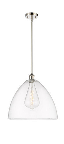 Bristol - 1 Light - 16 inch - Polished Nickel - Pendant (516-1S-PN-GBD-162-LED)