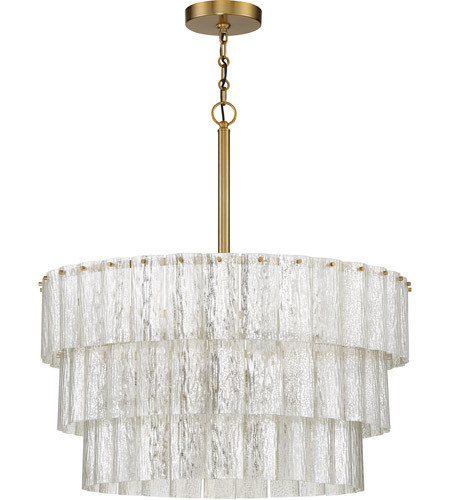 Museo 9 Light Pendant in Satin Brass (48696-SB)