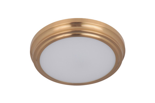 X66 Series 1 Light 9" LED Flushmount in Satin Brass (X6609-SB-LED)