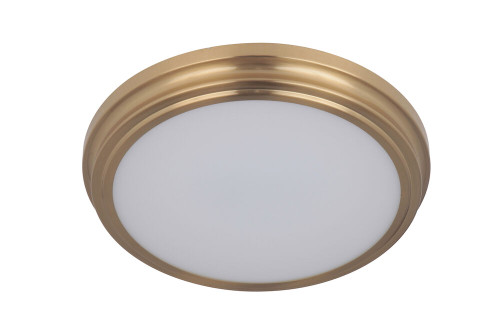 X66 Series 1 Light 13" LED Flushmount in Satin Brass (X6613-SB-LED)