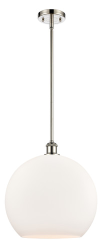 Athens - 1 Light - 14 inch - Polished Nickel - Pendant (516-1S-PN-G121-14)