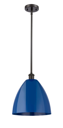 Plymouth - 1 Light - 12 inch - Oil Rubbed Bronze - Pendant (516-1S-OB-MBD-12-BL)