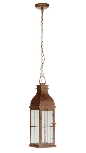 Vincent 1 Light Outdoor Pendant In Weathered Copper (ZA1811-WC-LED)