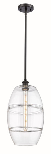 Vaz - 1 Light - 10 inch - Oil Rubbed Bronze - Mini Pendant (516-1S-OB-G557-10CL)