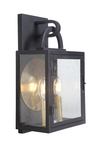 Wolford 2 Light Outdoor Pocket Lantern In Textured Matte Black (ZA1612-TB)