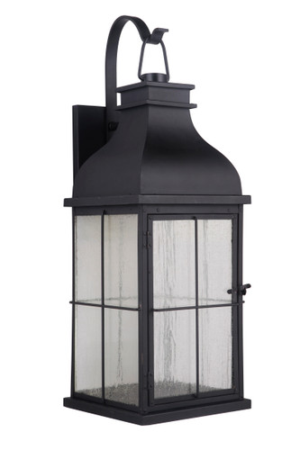 Vincent 1 Light Outdoor Wall Lantern In Midnight (ZA1824-MN-LED)