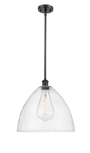 Bristol - 1 Light - 16 inch - Matte Black - Pendant (516-1S-BK-GBD-164)