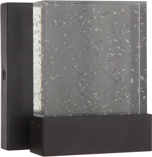 Aria II 1 Light Small LED Outdoor Wall Mount in Textured Black (ZA1200-TB-LED)