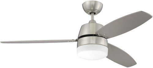 52" Beltre Ceiling Fan in Brushed Polished Nickel (BEL52BNK3-LED-UCI)
