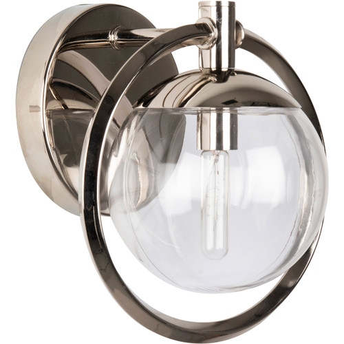 Piltz 1 Light Vanity In Polished Nickel (45501-PLN)