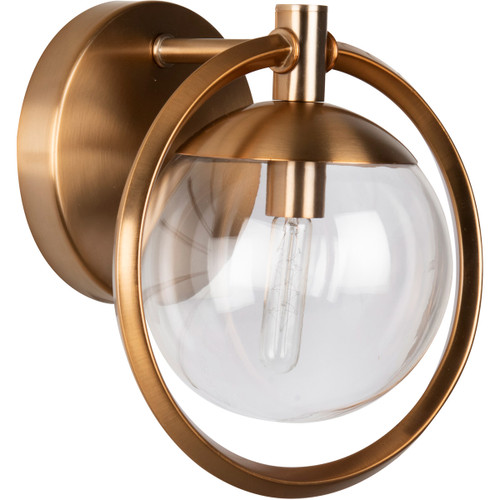 Piltz 1 Light Wall Sconce in Satin Brass (45501-SB)