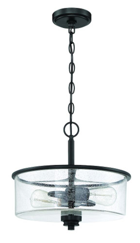 Bolden 2 Light Convertible Semi Flush in Flat Black (50552-FB)