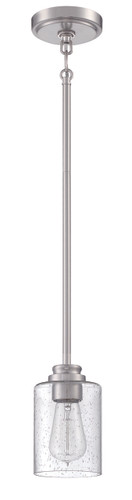 Bolden 1 Light Mini Pendant in Brushed Polished Nickel (50591-BNK)